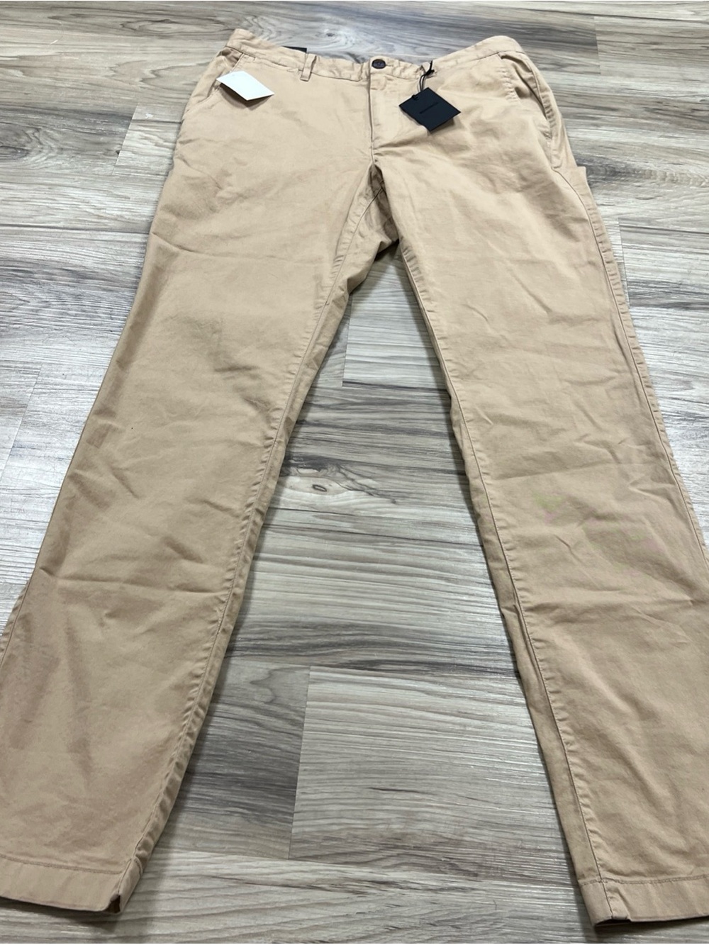 Bonobos Washed Stretch Twill Chino Pants Pale Oak Men’s Size 32x34 $99 NWT